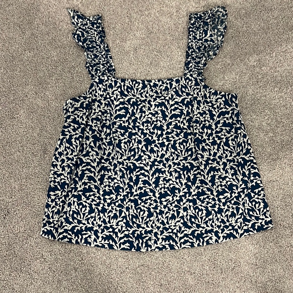NWOT J Crew factory cropped summer sleeveless top